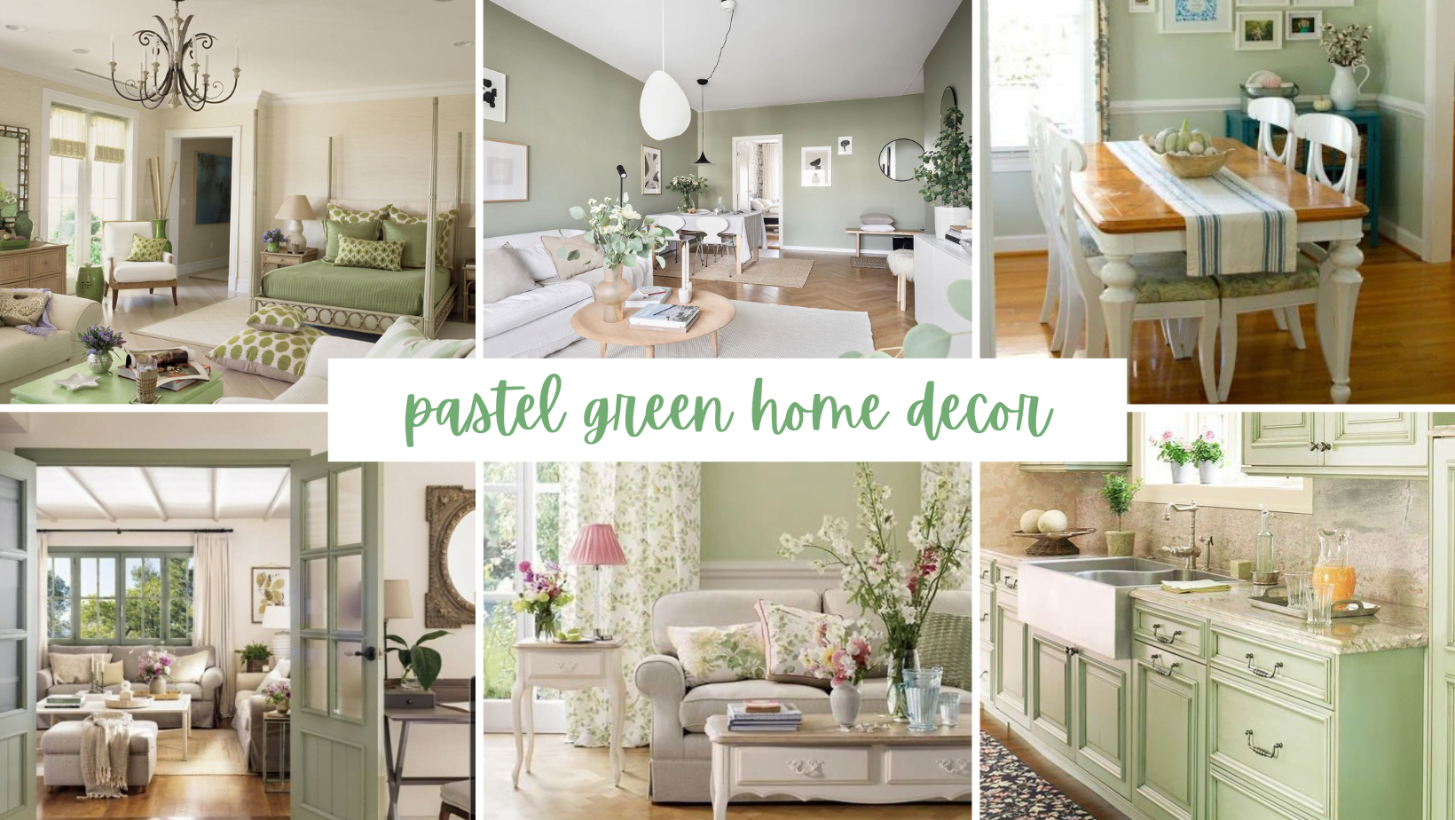 A Guide to Pastel Green Home Decor