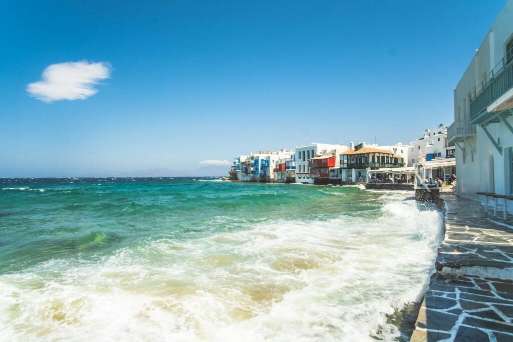 Little Venice Mykonos in Greece