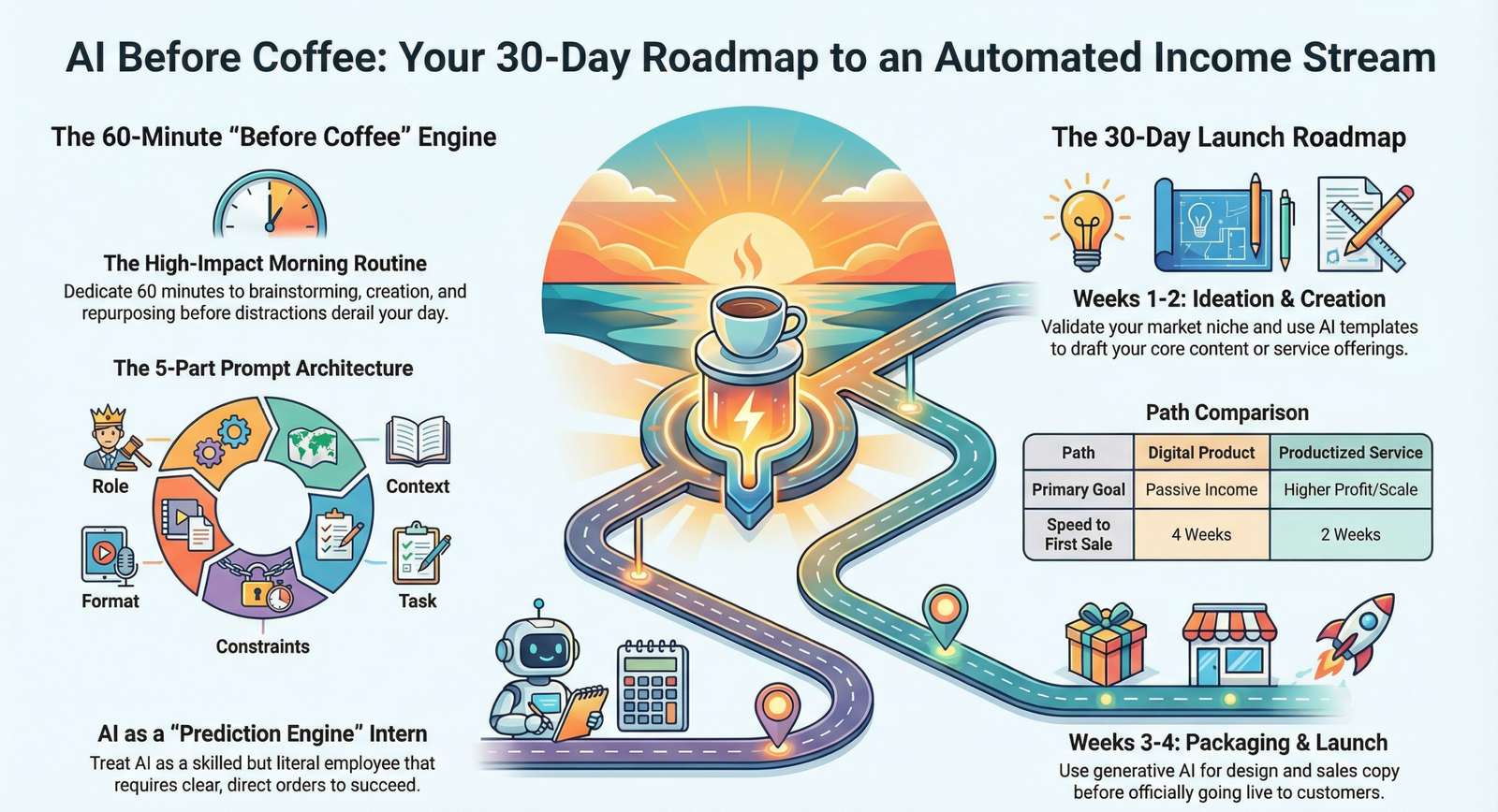 Leaked: The “AI Before Coffee” Method to Build Your First Income Stream Fast