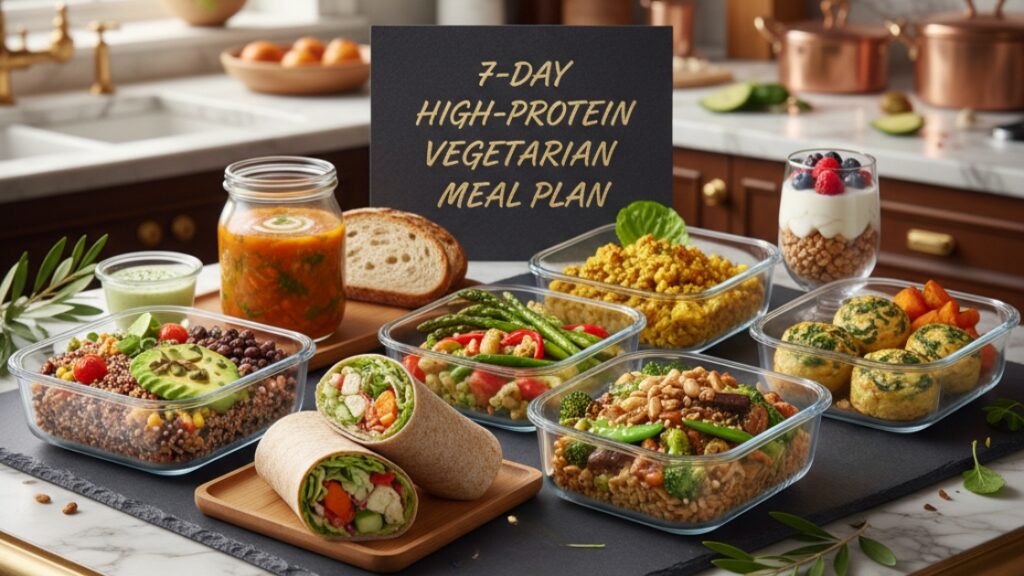 7-Day High-Protein Vegetarian Meal Plan