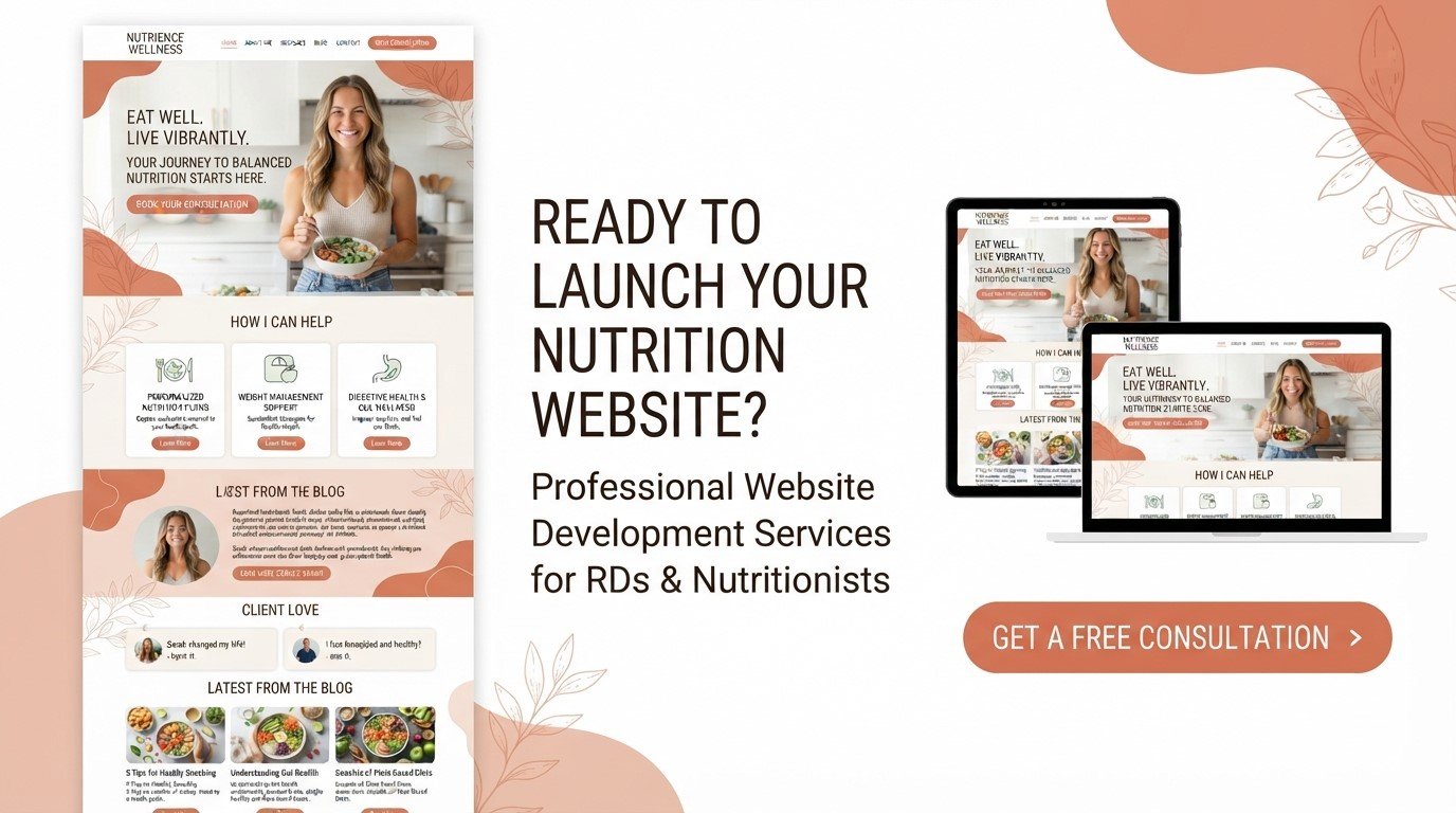 Websites for Nutritionists: The Complete Guide to Building a Professional Nutritionist Website