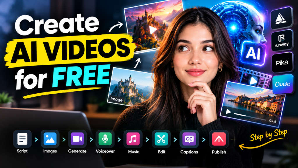How to Create AI Videos for Free: Complete AI Video Tutorial